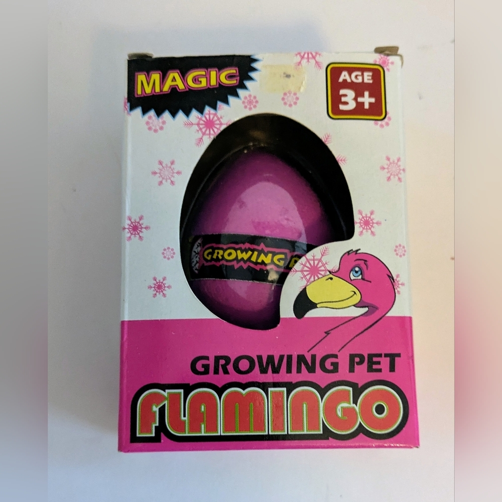 Magic Growing Pet Pink Flamingo Toy Just Add Water And Watch It Grow